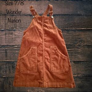 Size 7/8 Wonder Nation Jumper Cord Dress